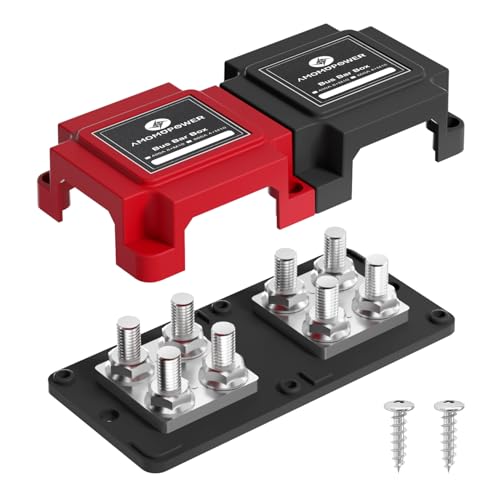 400A 12V Waterproof Power Distribution Block with 8 x M10 Studs