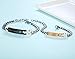 Meidiya Stainless Steel True Love Mens Womens Couples Bracelet/Lover Bracelet Set (2pcs) (His Beauty Her Beast)