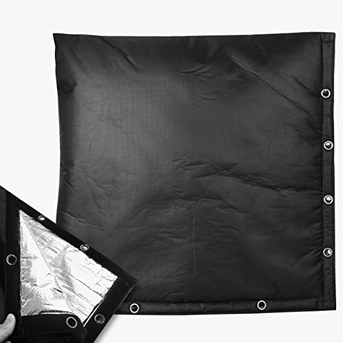 Backflow Preventer Insulation Cover For Winter Freeze Protection, For Outdoor Pipe/ Irrigation Backflow Valve/ Sprinkler Valve- 24''W X 24''H (Black) #TOP15