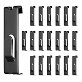 Laroal Gitterwandhaken Schlitzgitterplattenhaken Schaufensterrahmen Schlitzhaken Gitterwand Zubehörhaken Geeignet für Geschäfte Displays Werkstätten