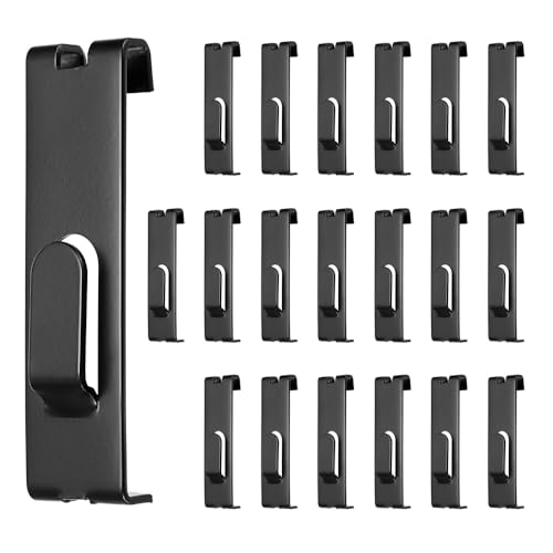 Laroal Gitterwandhaken Schlitzgitterplattenhaken Schaufensterrahmen Schlitzhaken Gitterwand Zubehörhaken Geeignet für Geschäfte Displays Werkstätten