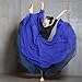 ROYAL SMEELA 720 Long Ballet Skirt Women Fairy Lyrical Dance Skirt Modern Dance Costume Flowy Maxi Skirts for Ballerina Dark Blue