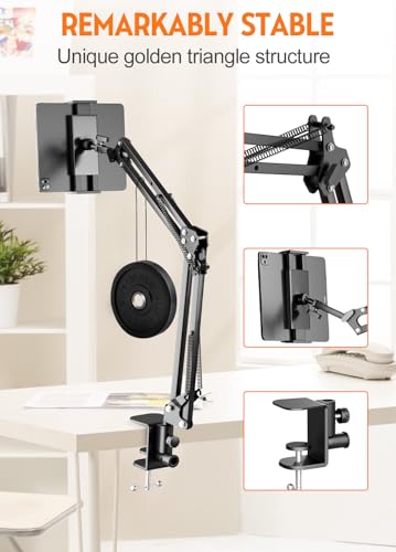 Support iPad en acier carbone PEYOU structure rotative haute résistance