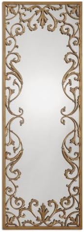 Ornate Baroque Full Length Gold Scroll Wall Mirror Extra Large Long Dressing