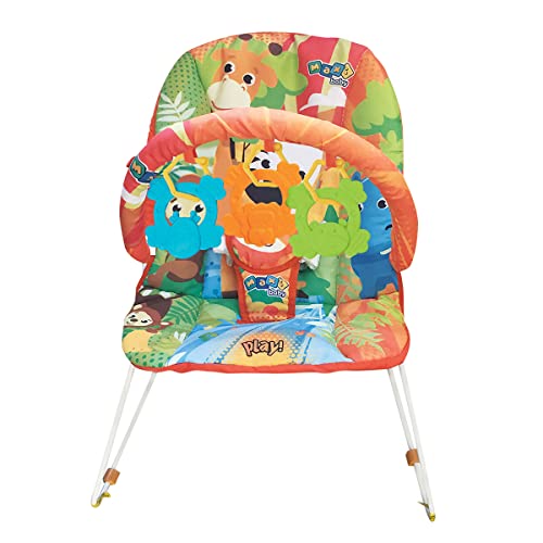 MaxiBaby Maxi Baby Cadeira De Descanso Musical Savana Com Mordedor - Protek Colorido