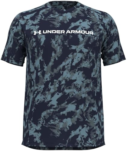 T-shirt Under Armour Tech ABC Camo bleu marine homme XL