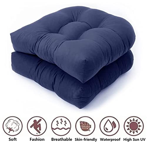 Coussin de rechange en forme de U pour savourer vos repas sur la terrasse en osier - 5