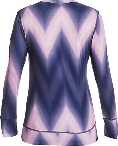 Roxy Daybreak Top Medieval Blue Chevron talla LG para mujer 3