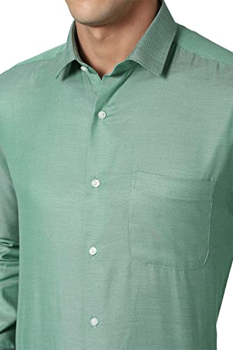Image of Peter England Men's Solid Slim Fit Shirt