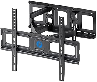 Pipishell TV Wall Bracket mount for 26-55 Inch TVs, Swivels Tilts TV bracket for LED LCD OLED Flat&Curved TVs, Max VESA 400x400mm and Holds up to 45kg