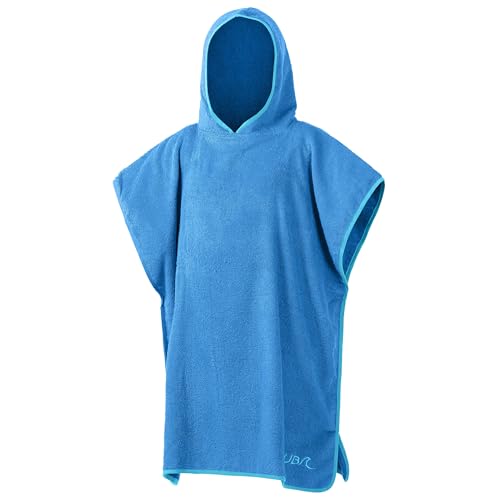 Urban Beach Hooded Beach Towel for Kids, Cotton Pool Towel Poncho, One Size Blue, One-sze, BGG1736