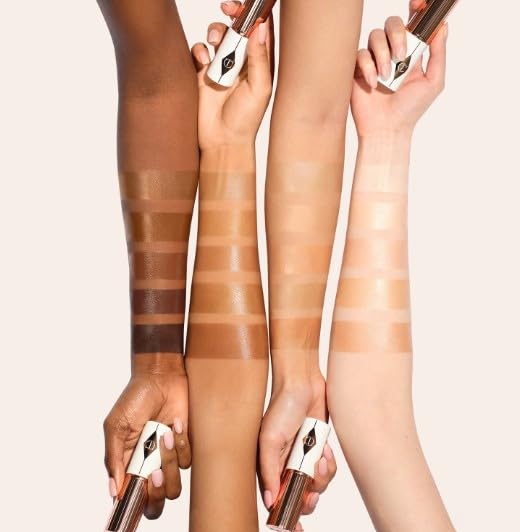 Charlotte Tilbury Original Unreal Skin Sheer Glow Tint Feuchtigkeitsspendende Foundation Stick | 9 Gramm | by Bella (7,5 Medium, 9 g (1 Pack)
