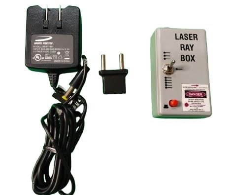 SBT Ray box with Adaptor | Ray Box with 5, 3 & 1 Light Beam configration in Red Colour | Light and Optics Class Demo Kit SBT (Class 9-12)