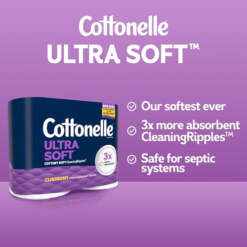 Image of Cottonelle Ultra ComfortCare Soft Toilet Paper 32 Family Mega Rolls