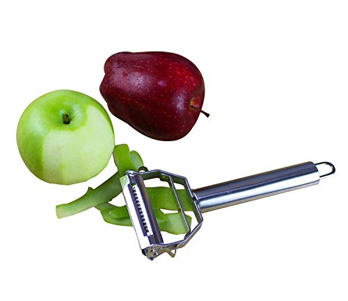 Vegetable Peeler,Potato Peeler,Carrot And Fruit Peeler,Ultra Sharp Dual Julienne Peeler Grater,Stainless Steel Dual Apple Peelers For Kitchen #TOP5