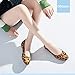 Obtaom Womens Textile Round Toe Ballet Flats Animal Print Business Casual Slip ons Cheetah Print Classic Fabric Working Shoes(Leopard US8)