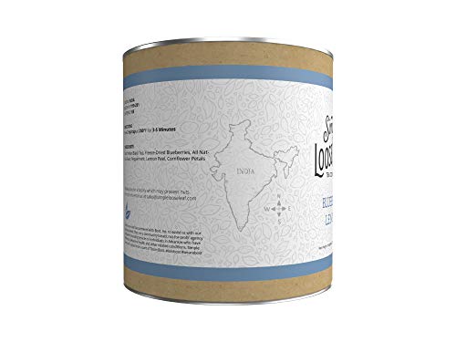Simple Loose Leaf - Blueberry Le'mint Tea - Premium Loose Leaf Black Tea - High Caffeine - Smooth And Rich (4 Ounce) #TOP5