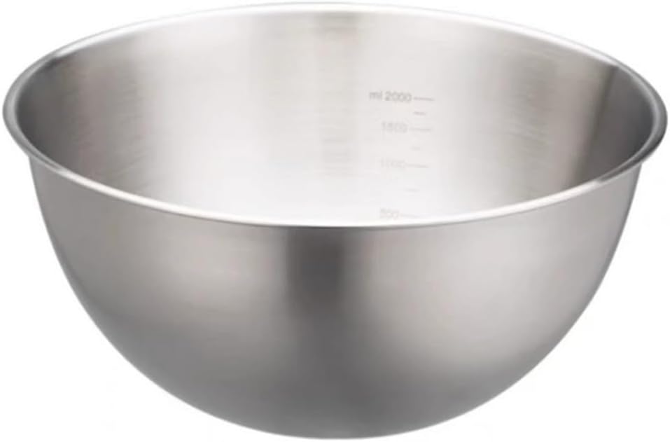 Mixing Bowls Stainless Steel Mixing Bowl Kitchen Mixing Salad Bowl Cooking Bowl Nesting Set for Food Prep(Silver,17cm)