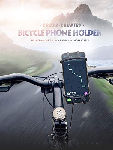 ZOESON Bicycle Phone Holder For 4.0-6.0 inch Universal Mobile Cell Phone Holder Bike Handlebar Clip Stand GPS Mount… - Image 7