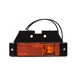 LED-MARTIN® 6-częściowy ekonomiczny zestaw SU5 światła obrysowe - wraz z uchwytem - żółty/pomarańczowy - dopuszczone do ruchu drogowego (wytłoczony znak E) - światła pozycyjne - samochód ciężarowy - przyczepa