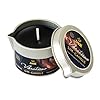 Vibratissimo® S / M kaars “Mystic Black”, lage temperatuur kaars in zwart