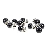 Yardenfun 10 Piezas Unidades Broches Invisibles de Presión sin Costuras Cierres de Seguridad Decorativos con Perla Artificial Accesorios para Ropa Elegantes y Fáciles de Usar para Suéteres