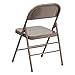 Flash Furniture HERCULES Series Triple Braced & Double Hinged Beige Metal Folding Chair