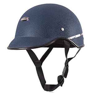 Habsolite HB-MWB2 Mini Wrinkle All Purpose Safety Helmet with Quick Release Strap for Men & Women (Blue, Medium)