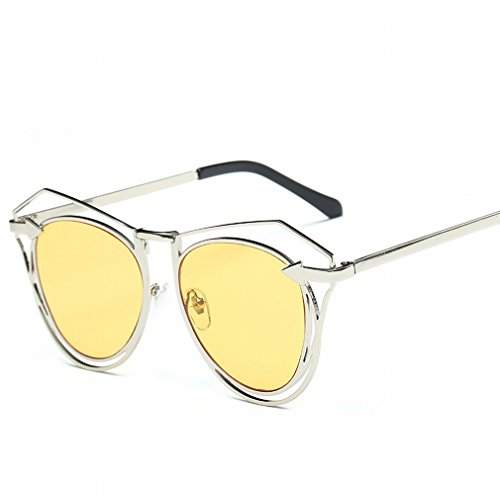 Cadre Doré Orange YL C-005 : lunettes de créateur tendance pour adulte