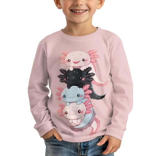 Girls Long Sleeve Graphic Shirt Crewneck Sports School Tee Tops4