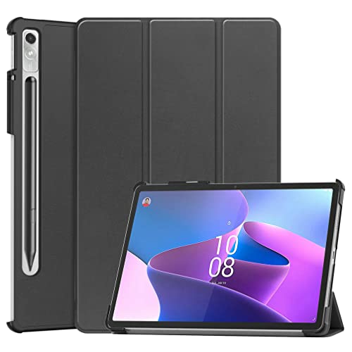 Kepuch Custer Funda para Lenovo Tab P11 Pro 2nd 2022 11.2" TB132FU TB138FC,Slim Smart Cover Fundas Carcasa Case Protectora de PU-Cuero para Lenovo Tab P11 Pro 2nd 2022 11.2" TB132FU TB138FC - Negro Cover
