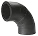 4-1/8" x 1-27/64" Elastomeric Elbow Pipe Fitting Insulation, 1" Wall