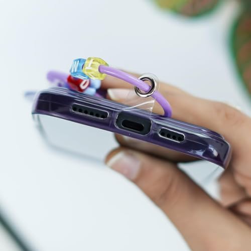 Image of Peeperly Back Cover Case for iPhone 14 Plus Scratch Resistant TPU Shockproof Protective Durable Cartoon Kuromi Flip Mirror Case for Girls & Women(Purple)