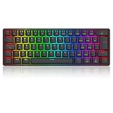 Teclado Gamer Redragon Jax Pro 3 mode S/F RGB Preto 60% Switch Marrom K613-KBS PT-BROWN