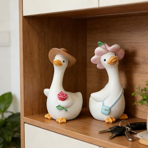 Canards en résine durables pour égayer vos espaces extérieurs