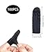 OYWOBET 100 Pcs 65x25mm Black Finger Gloves Disposable, Fingers Protectors, Finger Cots for Beauty, Manicure, Massage, Industrial Use