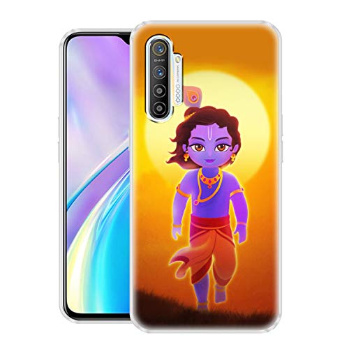 Image of Fashionury inchLord Krishna Printed Mobile Back Cover Case Compatible for Realme Xt