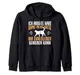 Lustiges Katze Luxusleben Katze Haustier Humor Kapuzenjacke