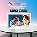 FRAMEO WiFi Digital Picture Frame with Battery 10.1 inch Super Slim,Rechargeable Photo Frame,32GB HD IPS Touchscreen, Auto-Rotate, Easy Set up Share Photo or Video via Frameo APP