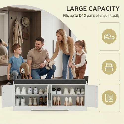 Homleke Shoe Storage Bench Review product image