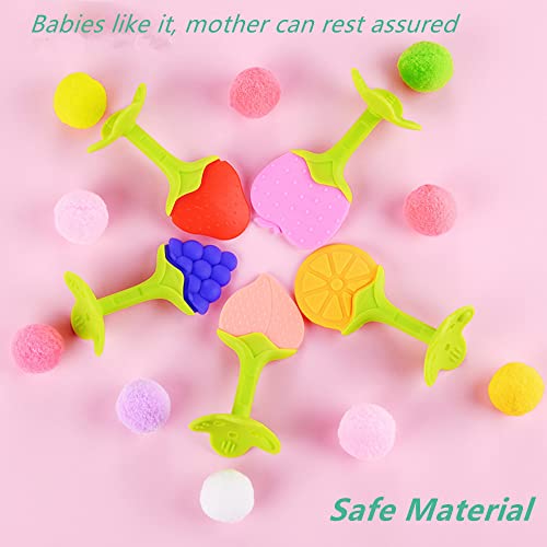 Baby Teething Toys, Freezer Bpa Free Silicone Baby Teether Chew Toys, Baby Gifts For Girls Boys- Newborn Infant Toys #TOP1