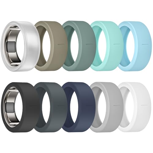 Oura Ring Gen 4/4 セラミック/Oura Ring 3カバー対応 超薄型傷防止シリコンリングプロテクター RingConn Gen 2/Gen 2 Air/ULTRAHUMAN Ring AIR レディース メンズの商品画像（Amazon）