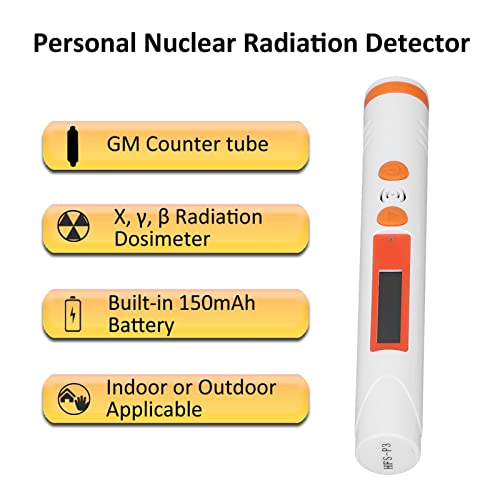 Detector de Radiación Nuclear Counter con Alarma y Batería Recargable miniatura 2