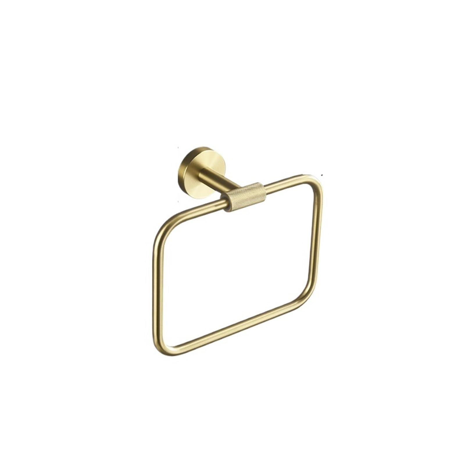 Bathroom Hardware Gold Brushed Bathroom Accessories Hardware Set Towel Bar Rail Paper Holder Robe Hook Soap Dish Towel Hanger Shelf Toilet Brush Fashionable(Paper Holder) (Towel Ring B)
