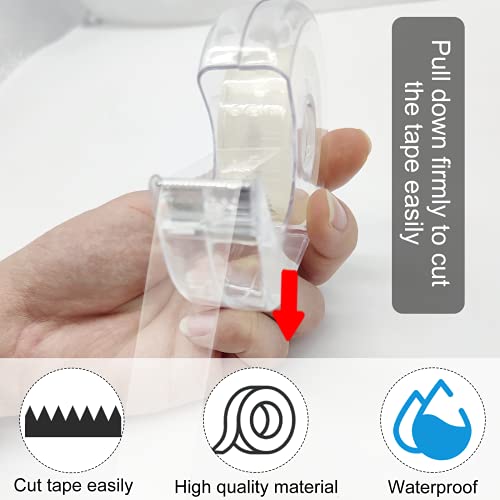 Image of OWLKELA 28 Pcs Clear Tapes, 0.7 inch x 28 yds per roll | Transparent, 1 inch White core, Refillable Dispensers, Ideal for Home, School and Office