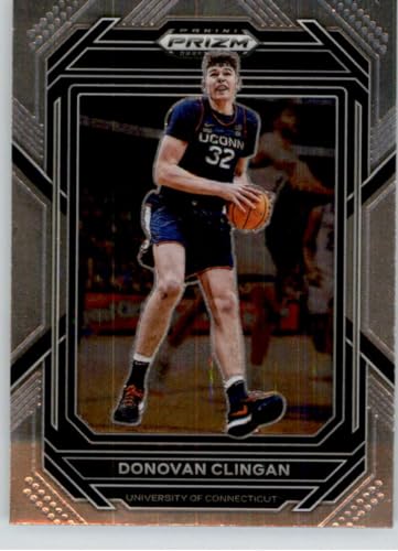 2023-24 Panini Prizm Draft Picks #48 Donovan Clingan UConn Huskies Basketball Trading Card