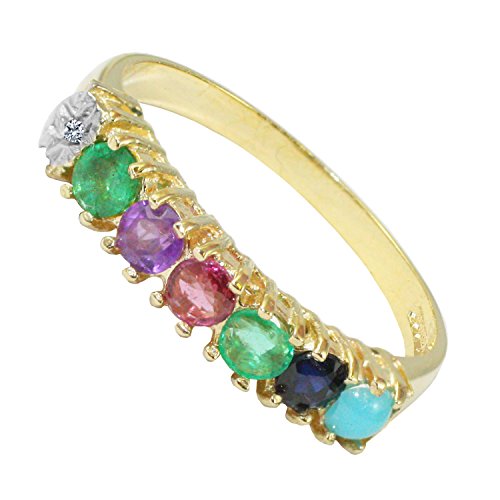 Bague or jaune saphir diamant femme BJC bijoux pierres précieuses