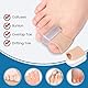 4 Stück Zehenspreizer Hallux Valgus,Silikon Zehenkorrektur Set,Überlappende Zehen Silikon Zehentrenner,Ballenschutz und Hammerzehen Korrektur, Für Frauen und Männer, Weiche,2 Größen S L(Hautfarbe)
