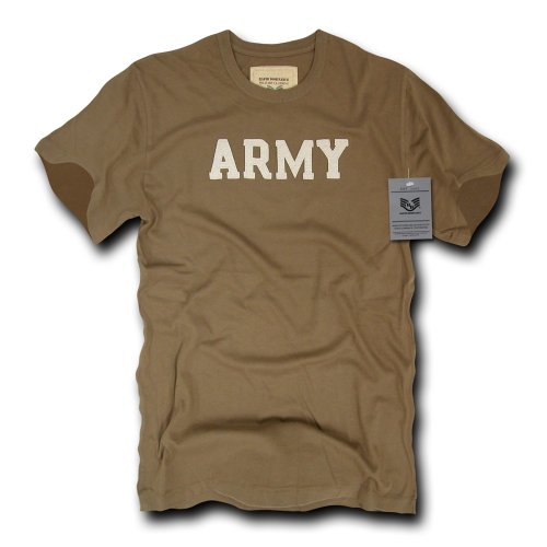 Rapiddominance Army Oceanside Applique Tee, A Brown, Large