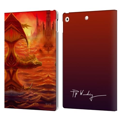 Étui iPad 10.2 cuir portefeuille Head Case Designs housse antichoc